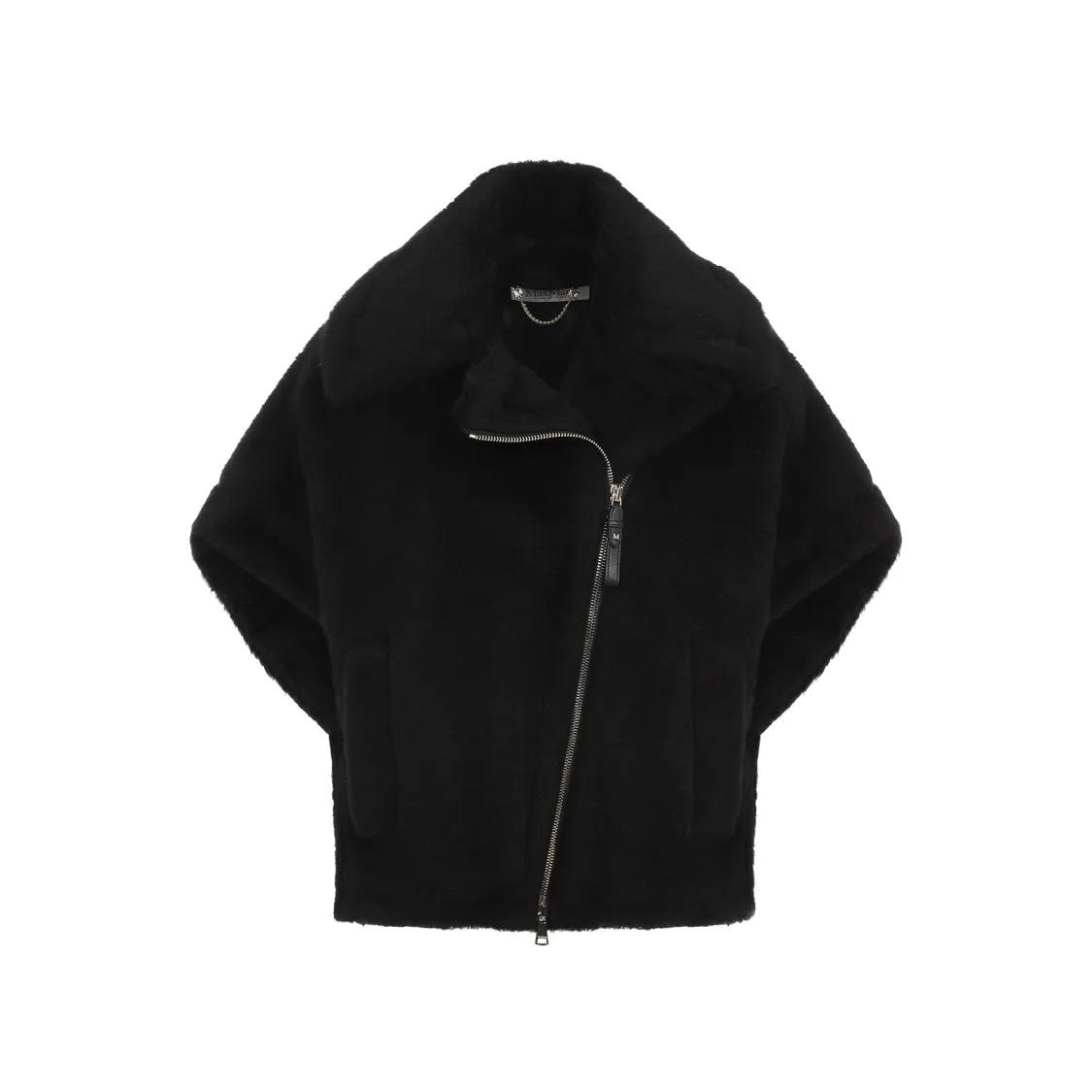 Max Mara - Teddy Zip Cape - Größe M - schwarz