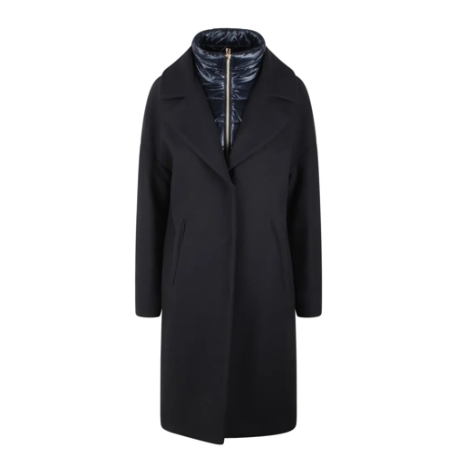 Herno Übergangsmäntel Double-Front Coat Blue