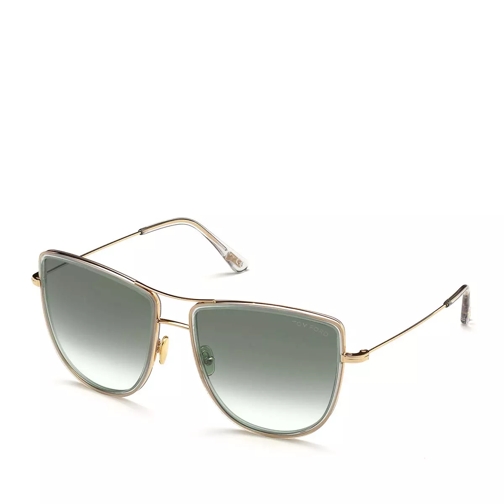 Tom Ford Women Metal Sunglasses FT0759 Rose Gold/Grey Zonnebril