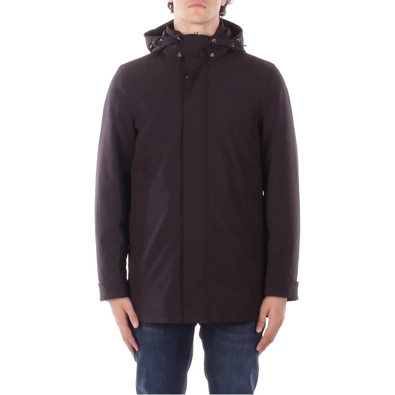 Woolrich Daunenjacke Heren Soft Shell Barrow Coat Zwart schwarz(Image 2)