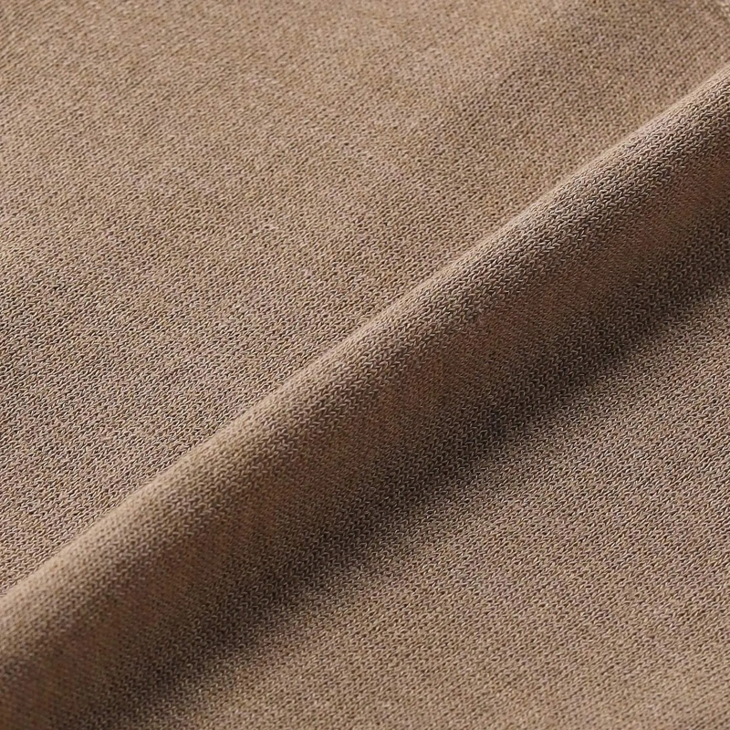 Riani Pullover Kurzarm-Pullover aus Leinenmix braun(Image 3)