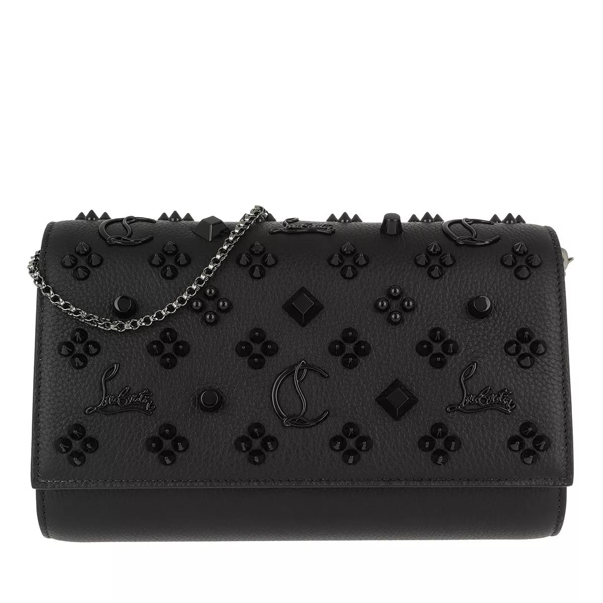 Christian Louboutin Clutches - Paloma Clutch Leather - Gr. unisize - in Schwarz - für Damen