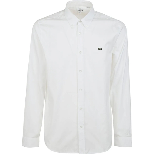 Lacoste Hauts décontractés Shirts White weiß