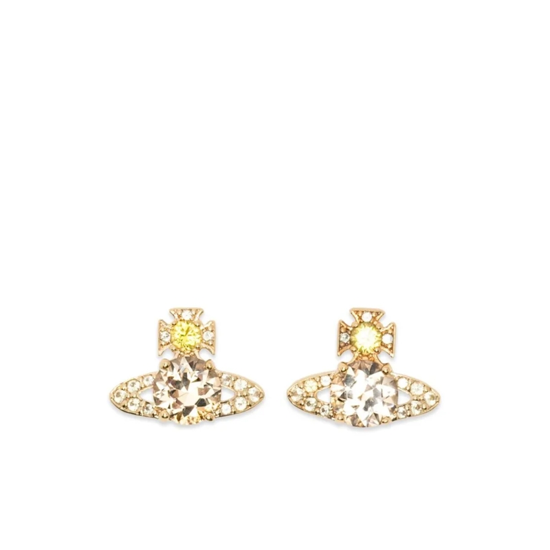 Vivienne Westwood Ohrstecker Gold-Tone Crystal Embellishment Earrings Not Applicable