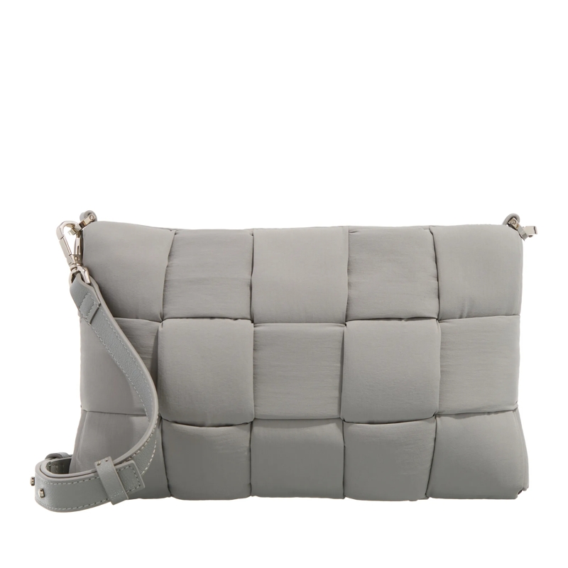 Liebeskind Berlin Crossbody Bag Bo Plain Weaved Nylon Hobo Bag S Neutral Grey