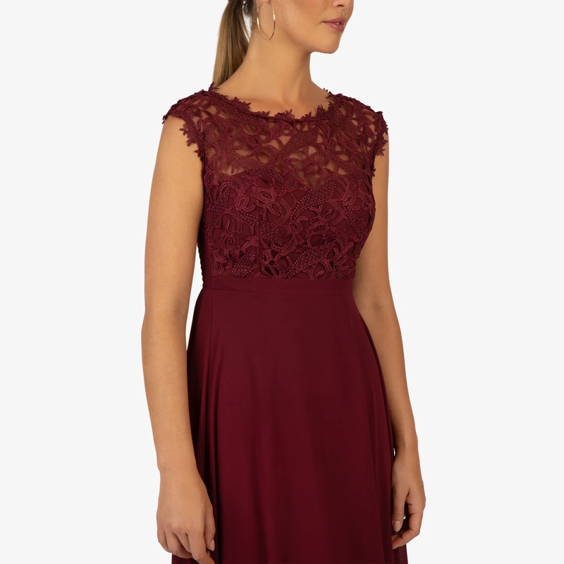Kraimod Kleid Kleid bordeaux(Image 5)
