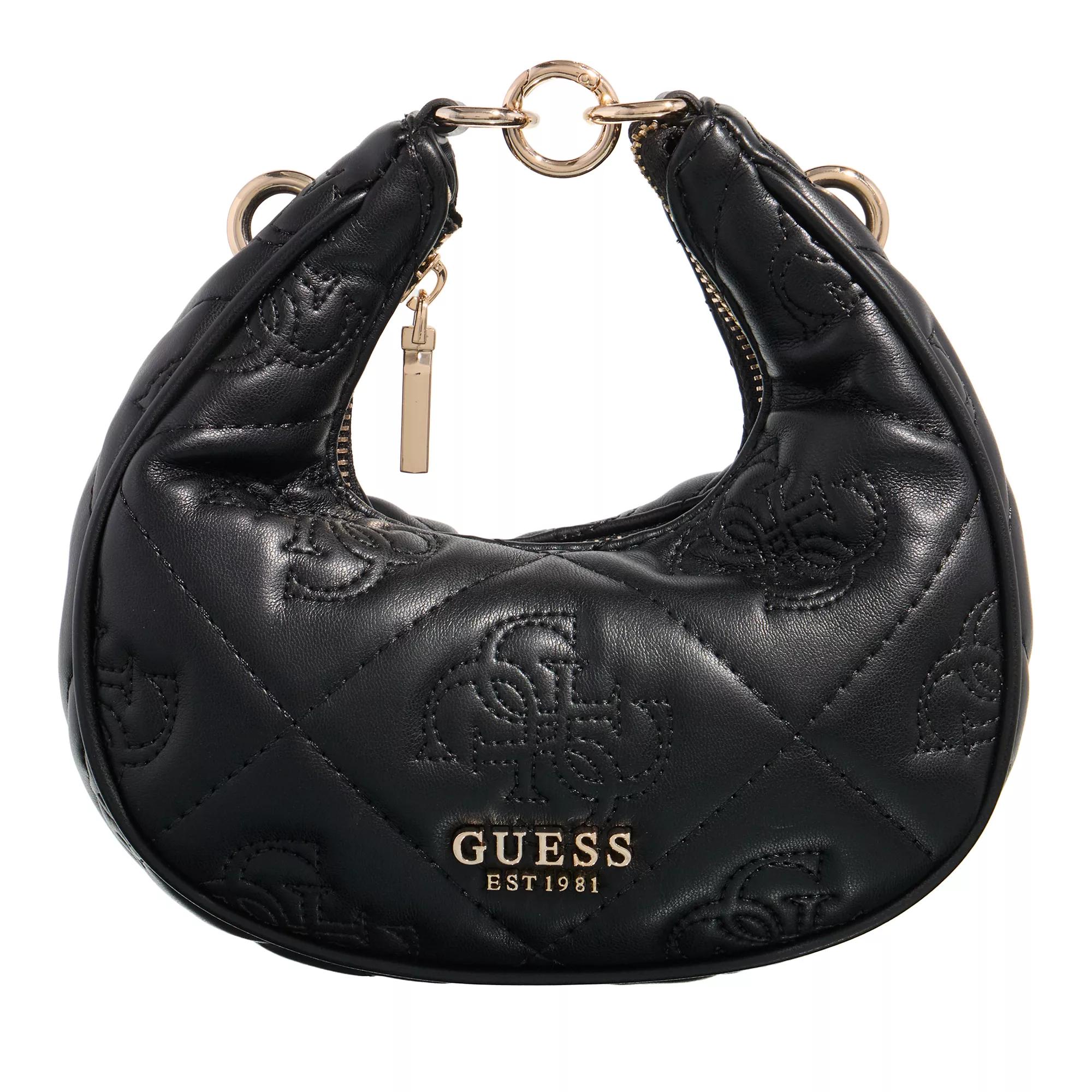 Guess Hobo Bag - Marieke Mini Hobo - Gr. unisize - in Schwarz - für Damen