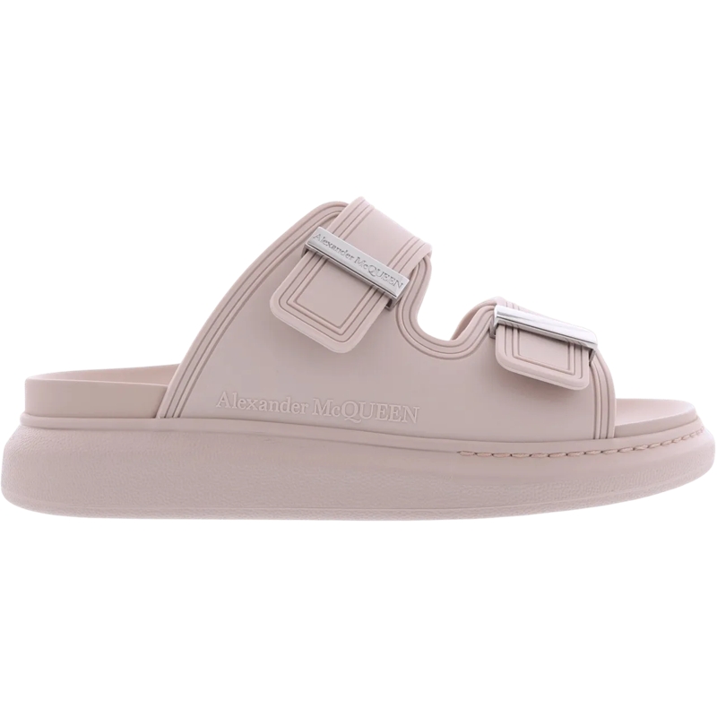 Alexander McQueen Claquettes Dames Hybrid Slide roze/zilver rose