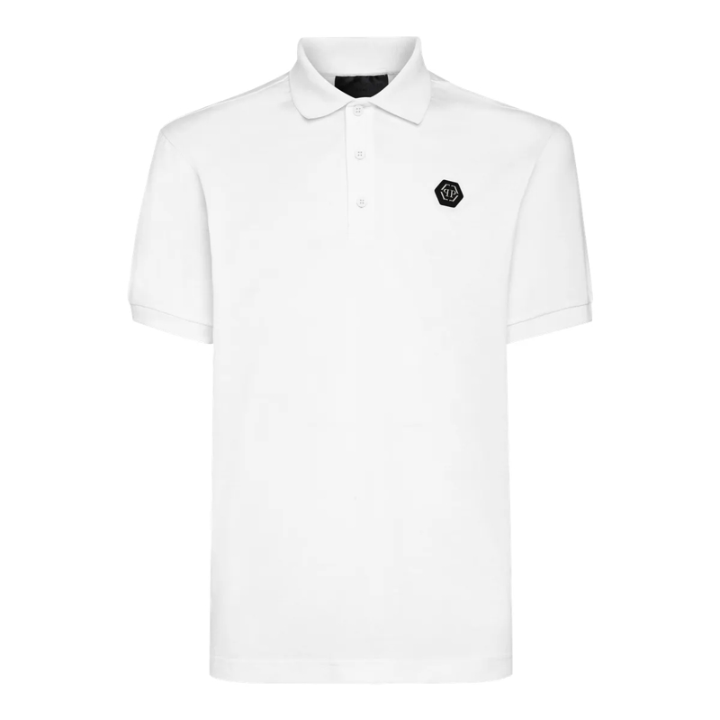 Philipp Plein Top Poloshirt weiss