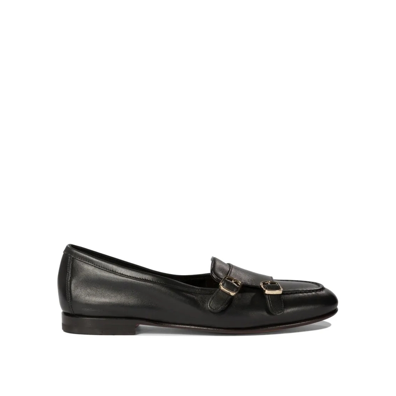 Santoni Ballerinas "Carlos" Loafers Black