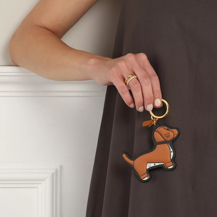 Mcm hotsell dog keychain