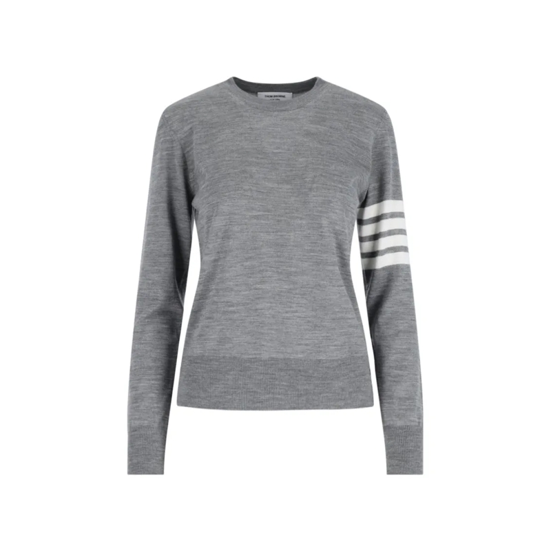 Thom Browne Pull '4-Bar' Sweater – Light Grey Grey