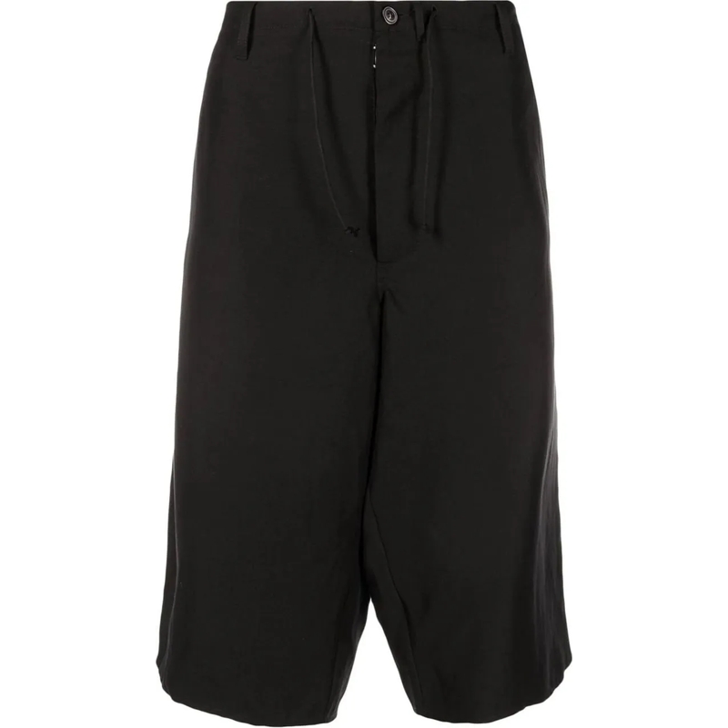 Maison Margiela Shorts Blend Linen Bermuda Shorts Black