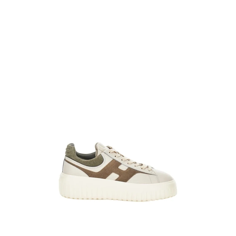 Hogan Lage-top sneaker H-Stripes Allacciato H Spezzata Neutrals