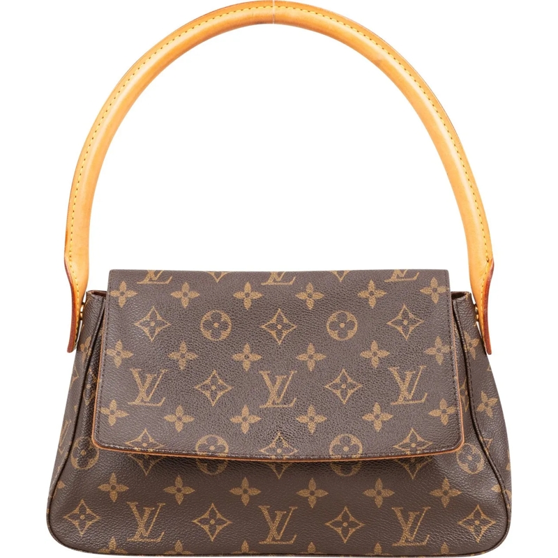 Louis Vuitton Tote Louis Vuitton Canvas Monogram Looping PM Shoulder  braun