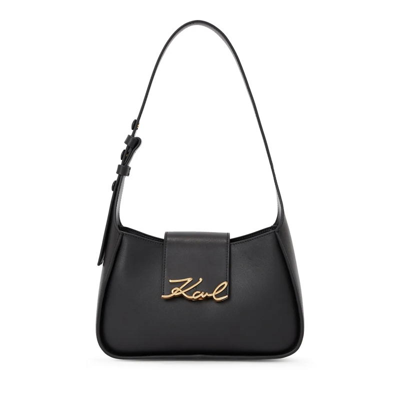 Karl Lagerfeld Schultertasche K/SIGNATURE KLEINE SCHULTERTASCHE schwarz