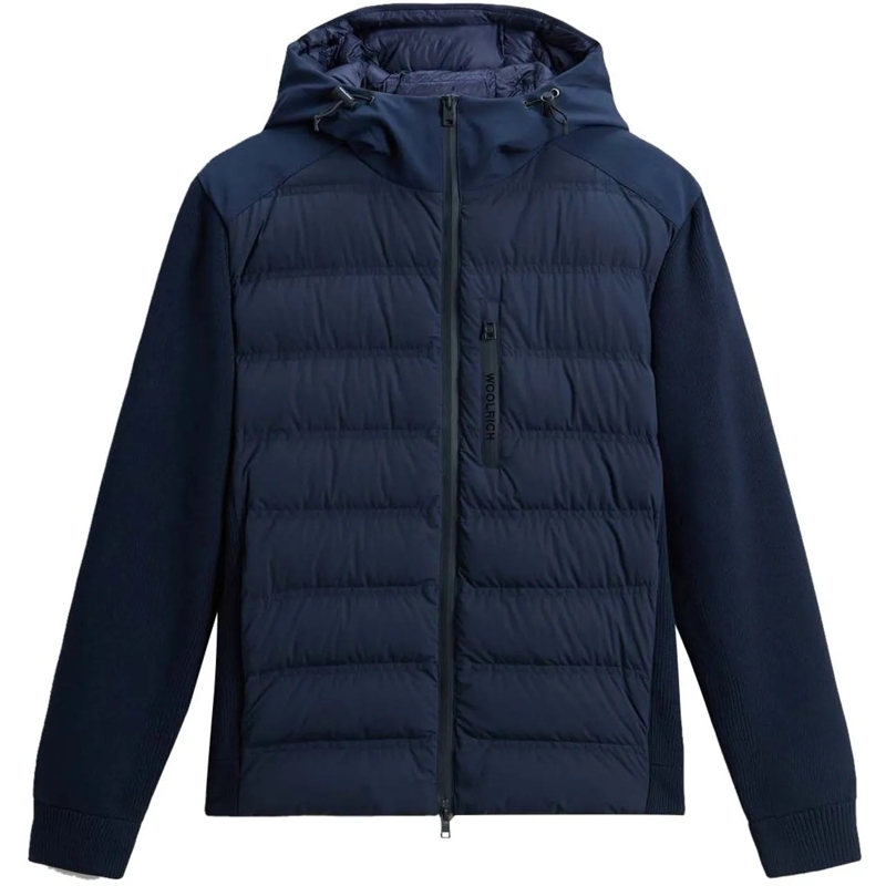 Woolrich Doudoune Bering Hybrid Jacket Melton Blue blau