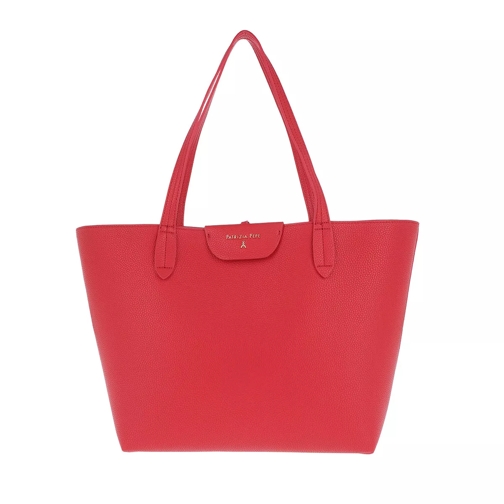 Patrizia Pepe Long Handle Shopping Bag Double Red/Rose Boodschappentas