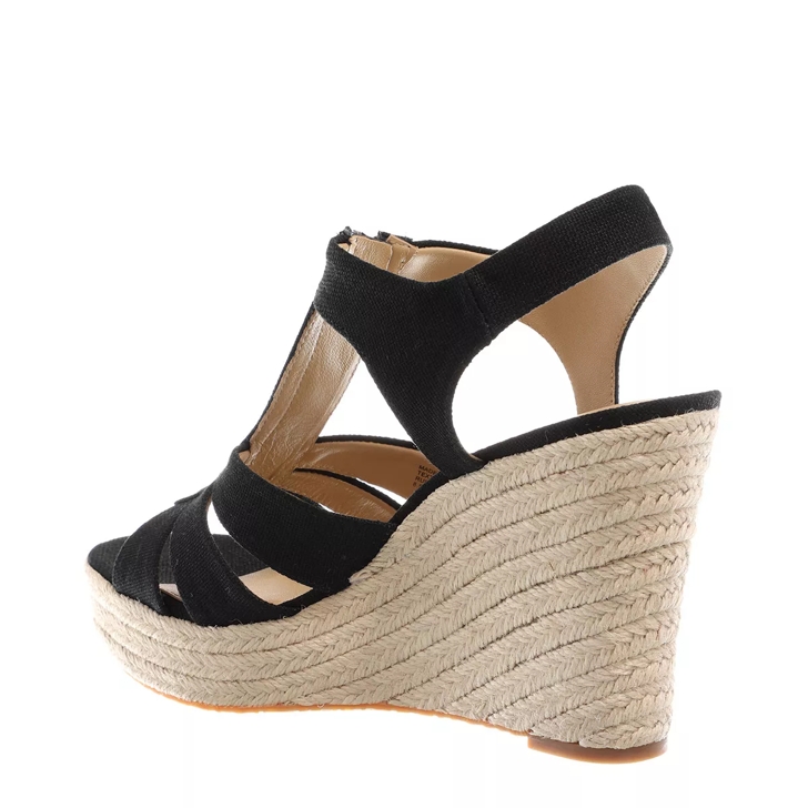 Michael Kors Berkley Wedge Black Espadrille