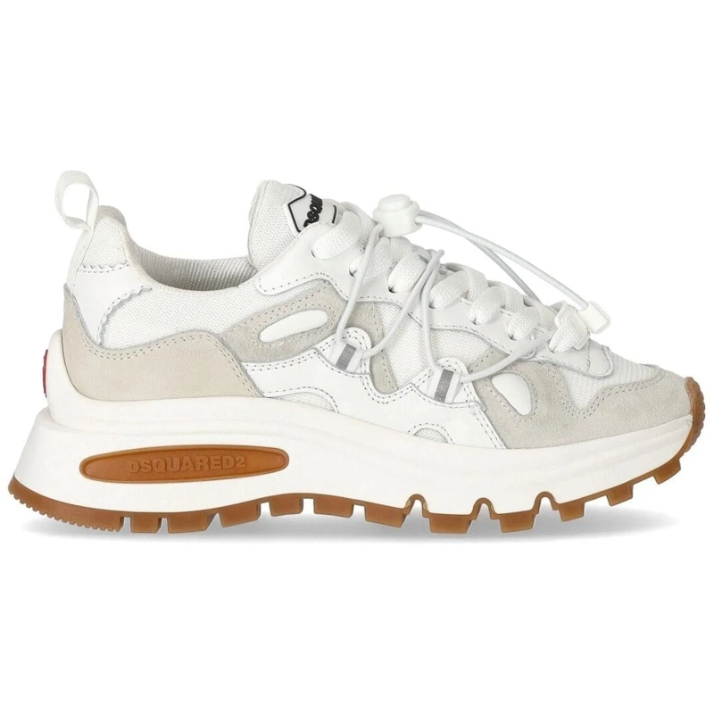 Dsquared2 Low-Top-Sneaker Runds2 White Sneaker White