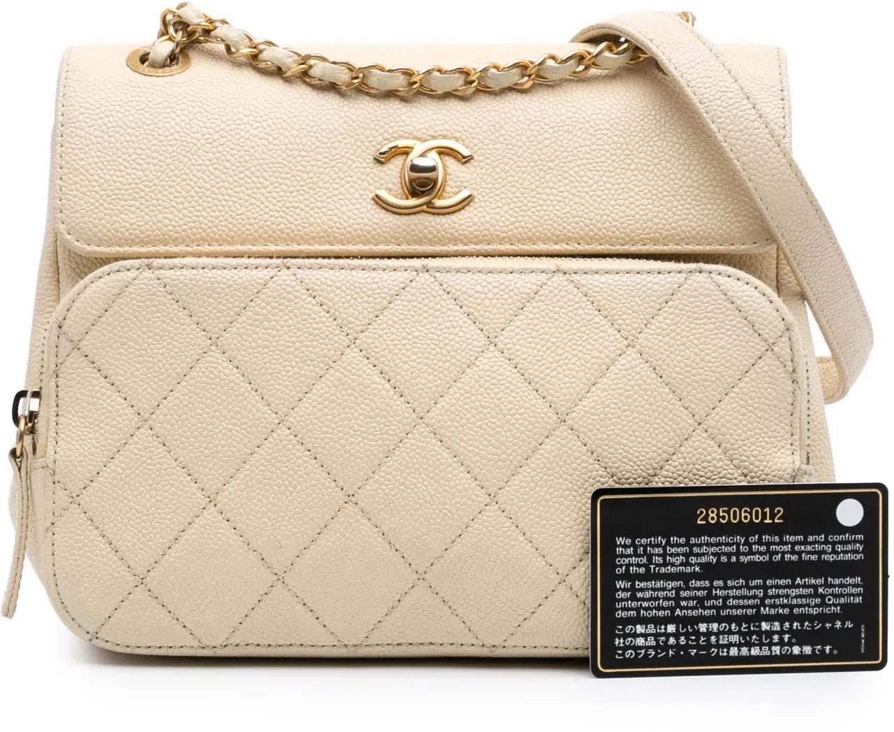 Thumbnail - Chanel Hobo Bags - 2019 Caviar Business Affinity Messenger Flap - Gr. unisize - in Braun - für Damen