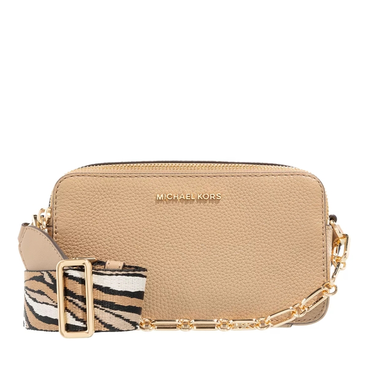 Michael Kors Jet Set Small Crossbody Camel Multi Crossbody Bag