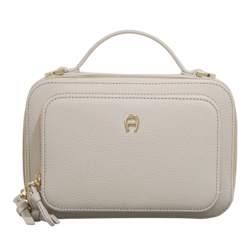 AIGNER Zita - webbing strap Pearl White Crossbodytas