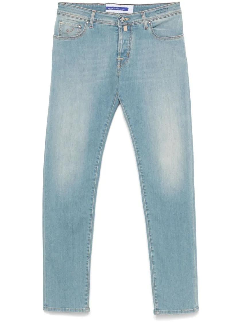 Thumbnail - Jacob Cohen - Light Blue Denim Jeans With Relaxed Fit And Classi - Größe 31 - blau