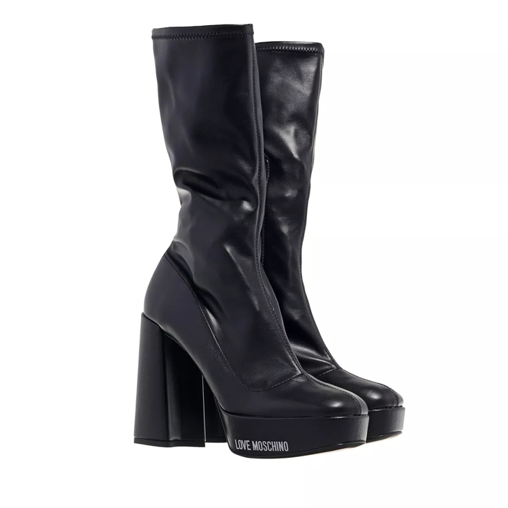 Love moschino flatform ankle on sale boots