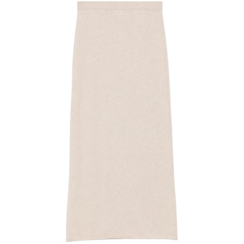 Lisa Yang Midi-Röcke Charlotta Midi Skirt Neutrals