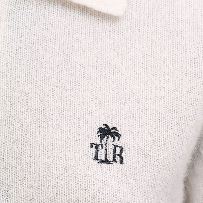 True Religion Polohemd Strick-Poloshirt AMARA creme(Image 5)