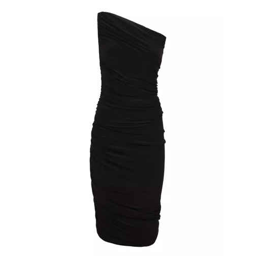 Norma Kamali Diana One-Shoulder Dress Black 