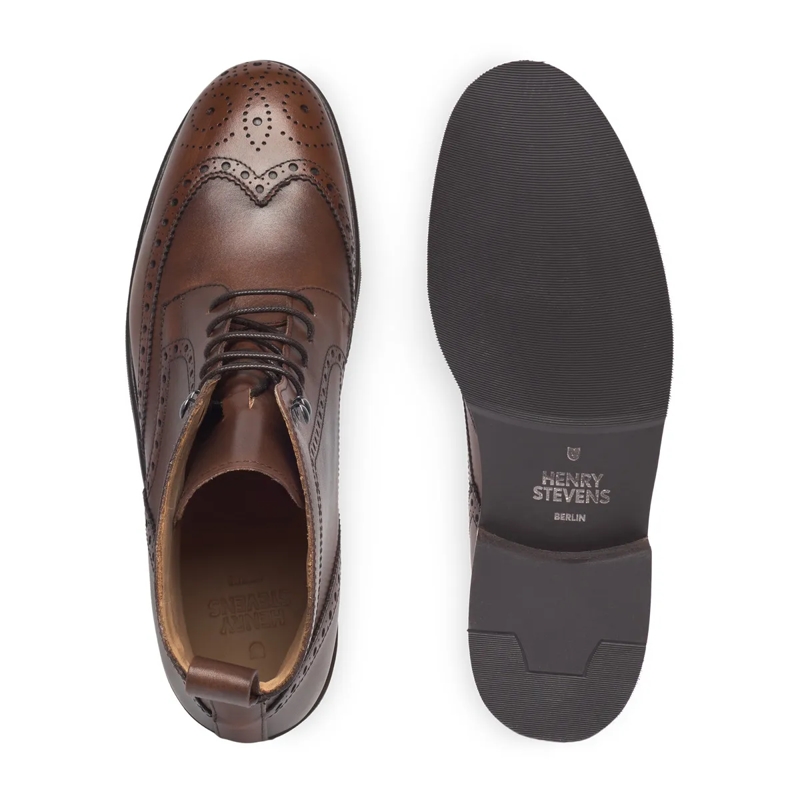 Henry Stevens Laarzen Schnürboots Winston FBDB2 mittel-braun(Image 4)
