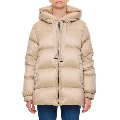 Max Mara Übergangsjacke Seia Short Hooded Down Jacket Neutrals