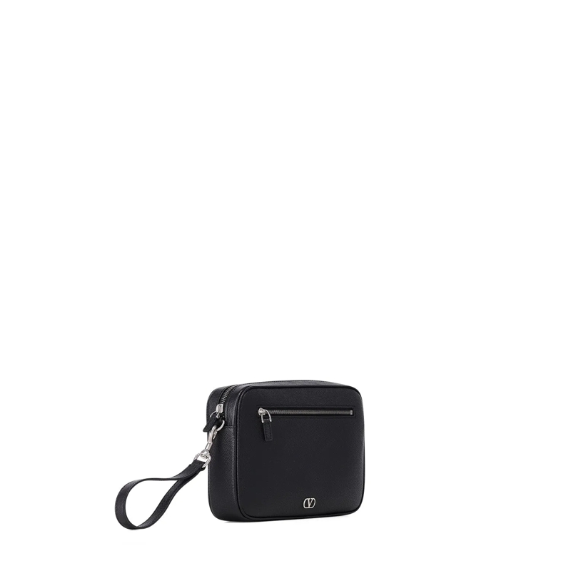 Valentino Garavani Geldbörse Pochette aus Leder schwarz(Image 3)