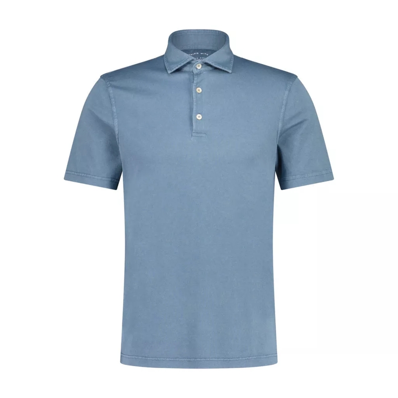 Fedeli  Poloshirt aus Baumwolle Rot