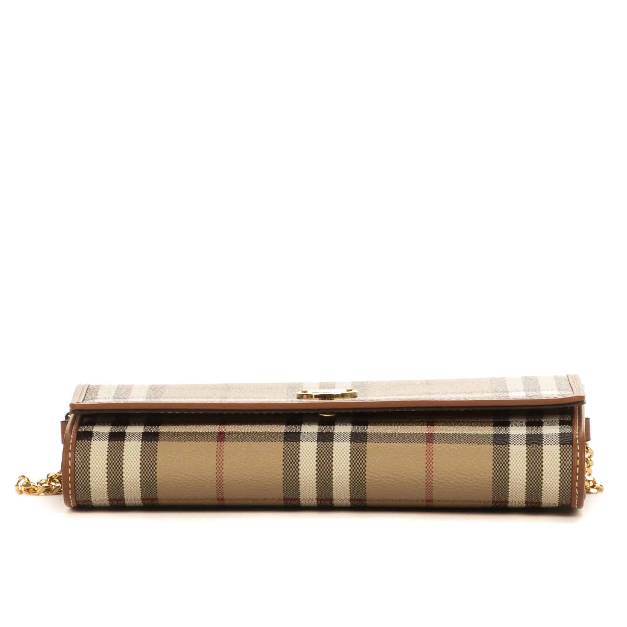 Thumbnail - Burberry Crossbody Bags - Rectangular Flap Button - Gr. unisize - in Beige - für Damen