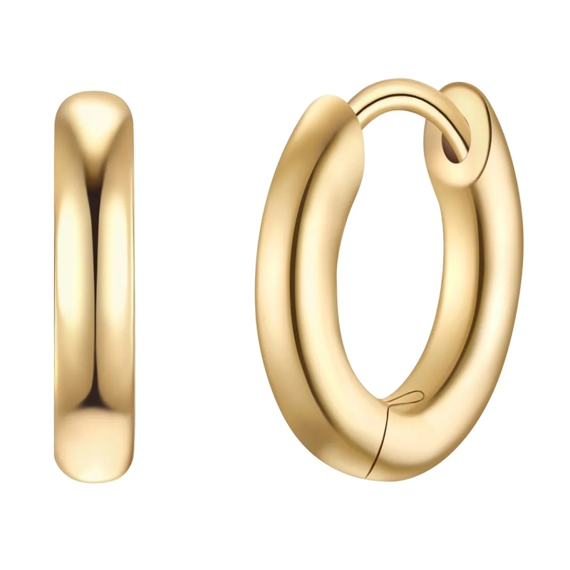 Glanzstücke München Ohrhänger Sterling Silber Creolen gold