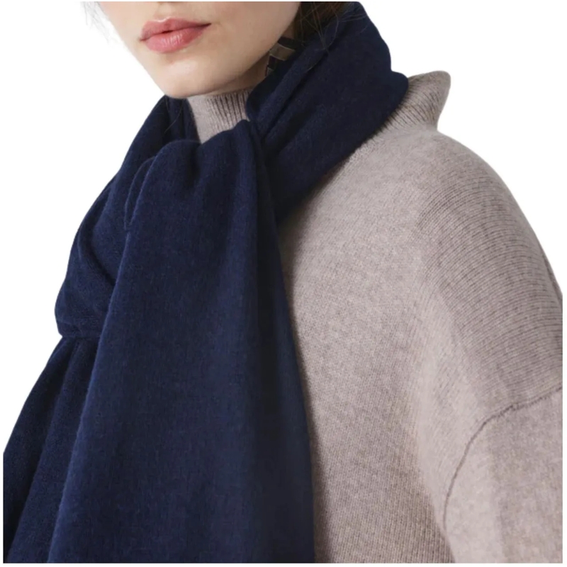 ABSOLUT CASHMERE Écharpe en laine Absolut Cashmere Infinity Sjaals Donkerblauw Acf20 blau