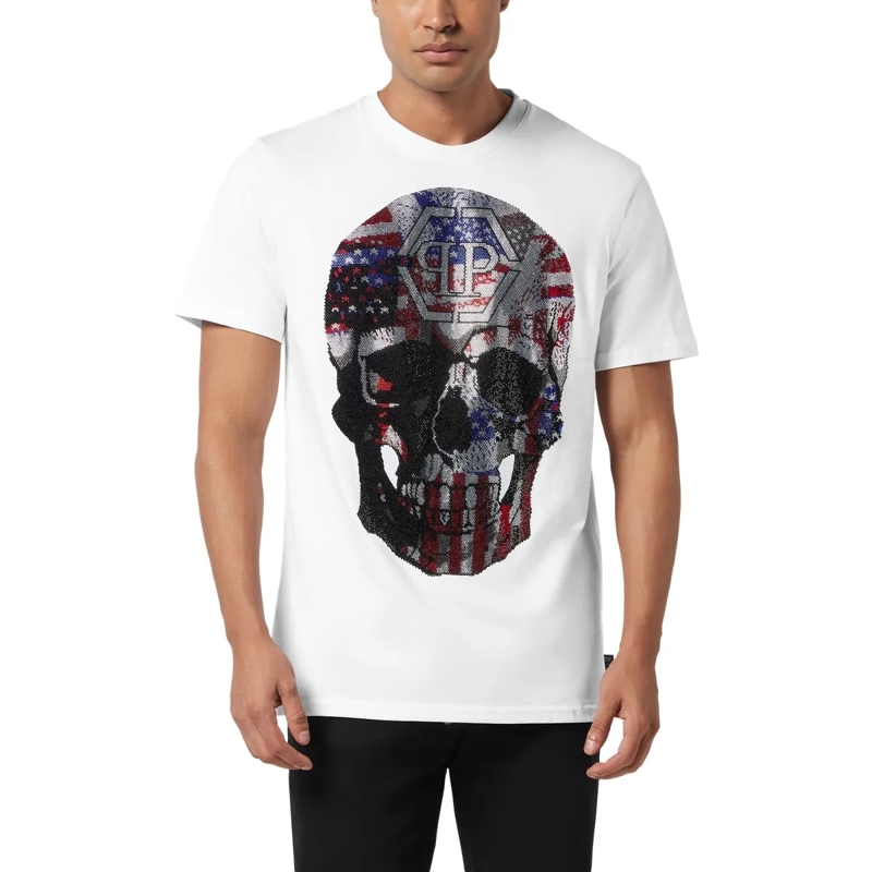 Philipp Plein T-Shirt T-Shirt Round Neck Ss Skull weiss(Image 3)