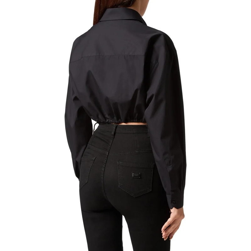 Philipp Plein Bluse Hemdbluse schwarz(Image 2)