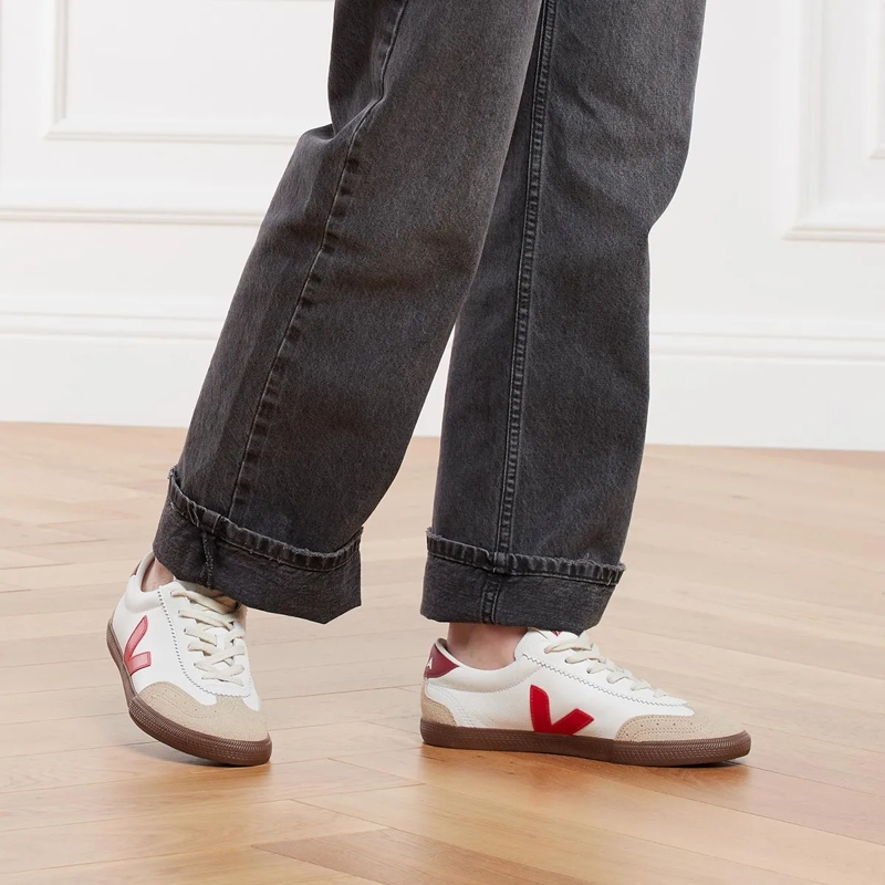 Veja Low-Top-Sneaker Volley White Pekin Bark(Image 3)