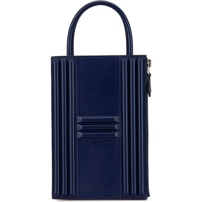 Hermès Tote Tadelakt Kelly Cadena Handbag blau