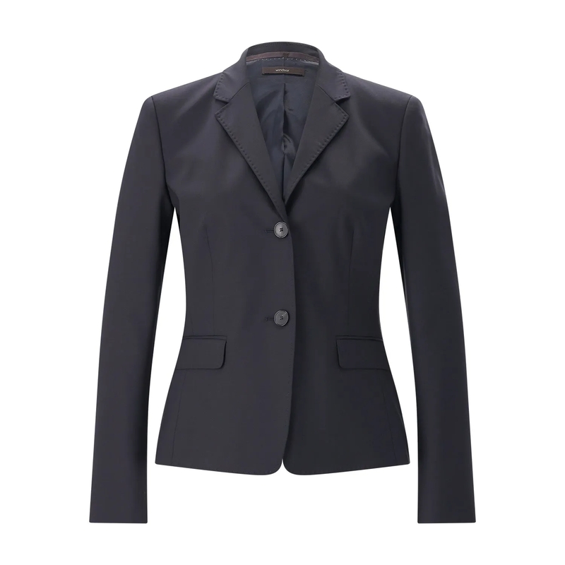 windsor. Blazer Slim-Fit Blazer aus Schurwolle dunkelblau(Image 4)