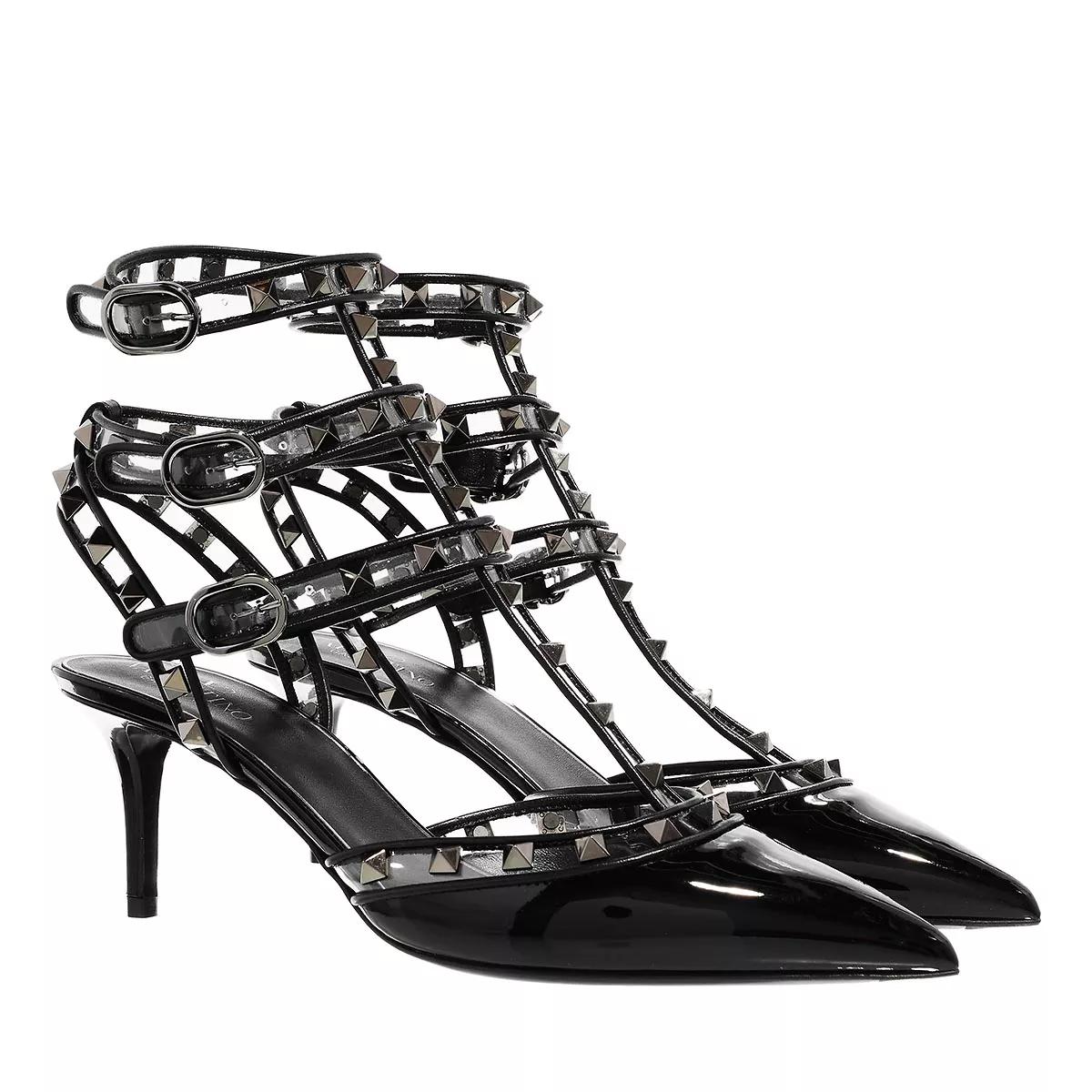 All black valentino rockstud sale