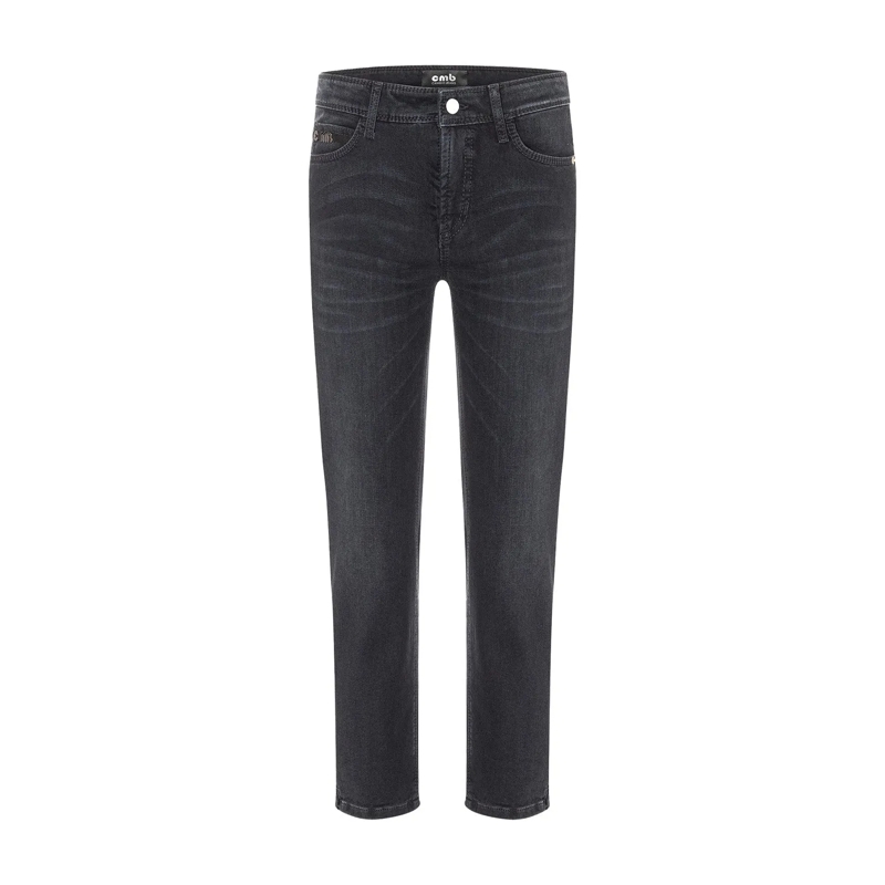 Cambio Jeans Slim-Fit Jeans Piper Short Schwarz