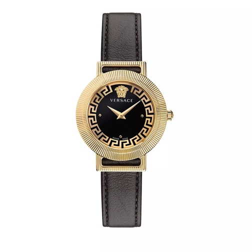 Versace Greca Chic Gold/Black Quartz Watch