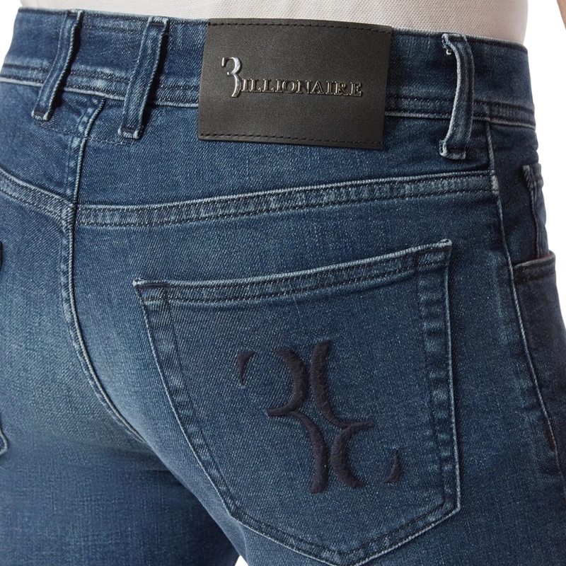BILLIONAIRE Jeans mit geradem Bein Jeans Regular Fit blau(Image 12)