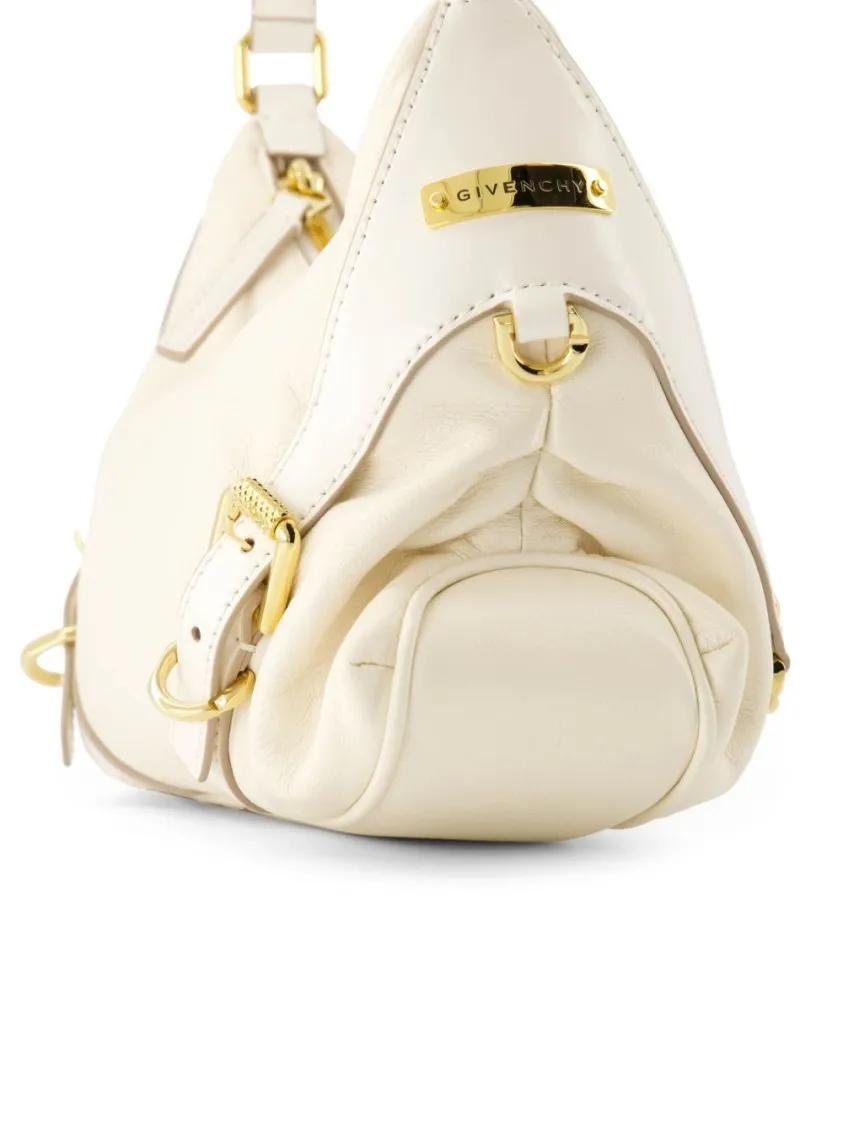Givenchy Crossbody bags Beige Textured Handbag With Gold-Tone Hardware in beige