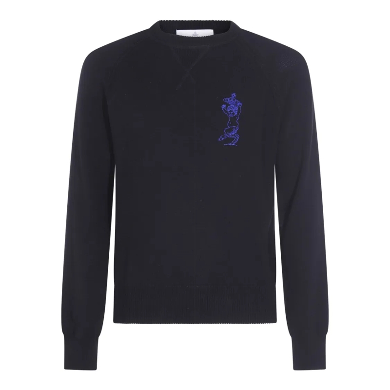Vivienne Westwood Pullover Black Cotton Knitwear Black